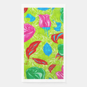 Vibrant Garden Bloom Napkin