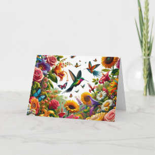 Vibrant Garden Card