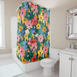 Vibrant Garden Shower Curtain