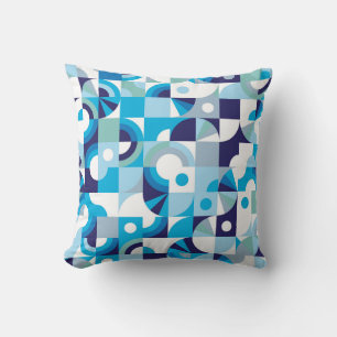 Vibrant Geometric: Modern Seamless Throw Pillow