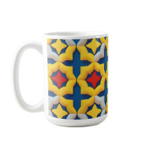 Vibrant Geometric Pattern with Bold Colours