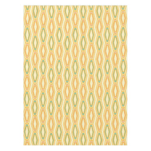 Vibrant geometric pattern with hexagonal shapes  tablecloth