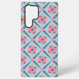 Vibrant Geometric Tile Design Samsung Galaxy Case