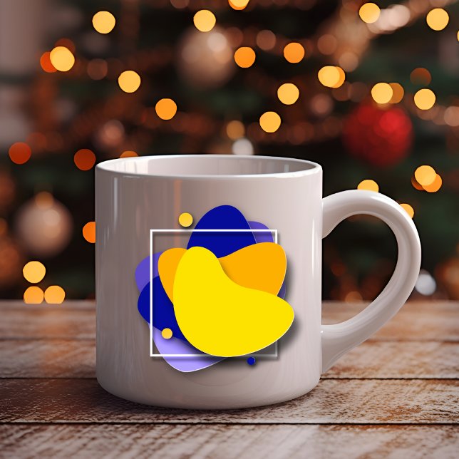 Vibrant Geometry: Colourful Creative Coffee Mug (Creator Uploaded)