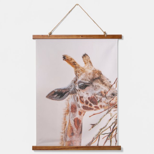 Vibrant Giraffe wall decor tapestries (Front)