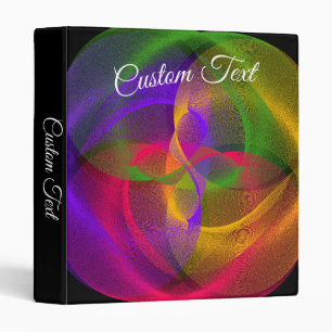 Vibrant Glossy finish Geometric Binder