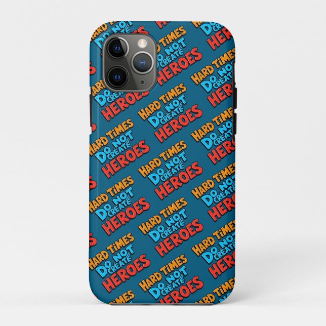Vibrant Gradient Typographical Create Heroes  Case-Mate iPhone Case (Back)