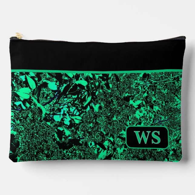 Vibrant Green Cosmetic Pouch (Front)