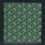 Vibrant Green Pattern with Yellow Flowers & Leaves Binder<br><div class="desc">Seamless green pattern with yellow flowers and leaves,  evoking a fresh and vibrant nature theme. The design feels symmetrical and lively.</div>