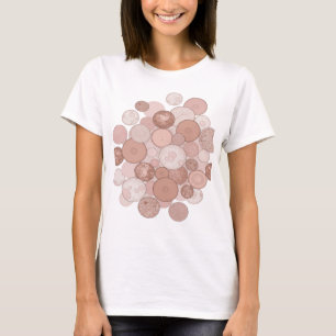 Vibrant Grey ABSTRACT ART Statement Design T-Shirt