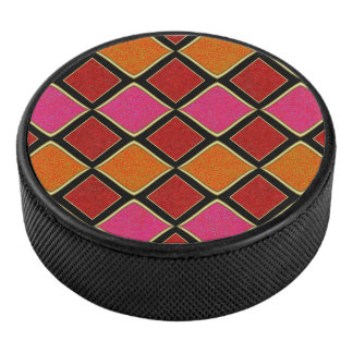 Vibrant Harlequin Diamond Pattern in Red, Orange,