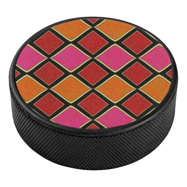 Vibrant Harlequin Diamond Pattern in Red, Orange,  (3/4/2016 12:00:00 AM)