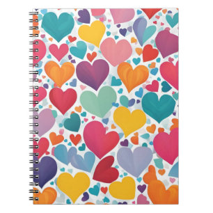 Vibrant Heart Celebration Notebook – Colourful Lov