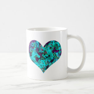 Vibrant heart mug