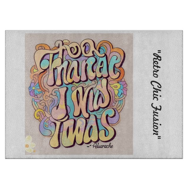 "Vibrant Heritage" Cutting Board (Front)