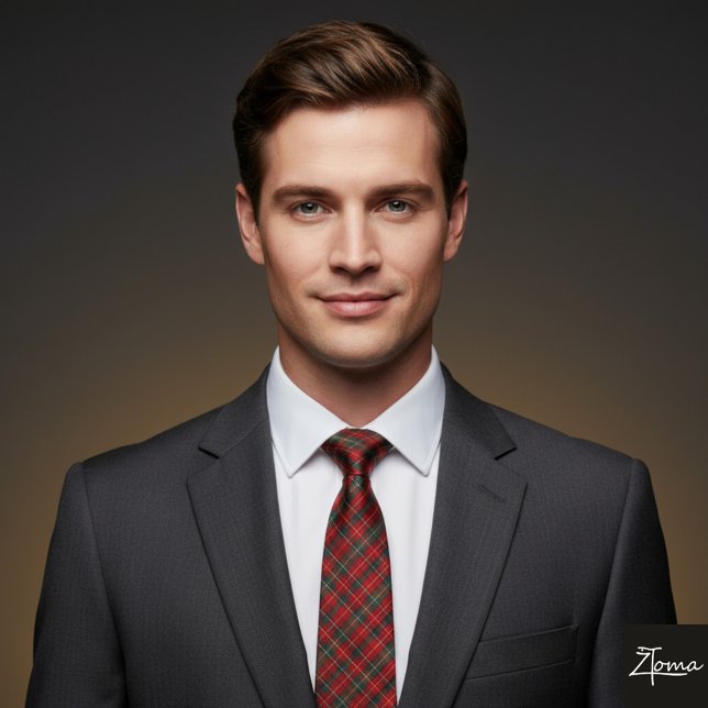 Vibrant Holiday Tartan Tie (Creator Uploaded)