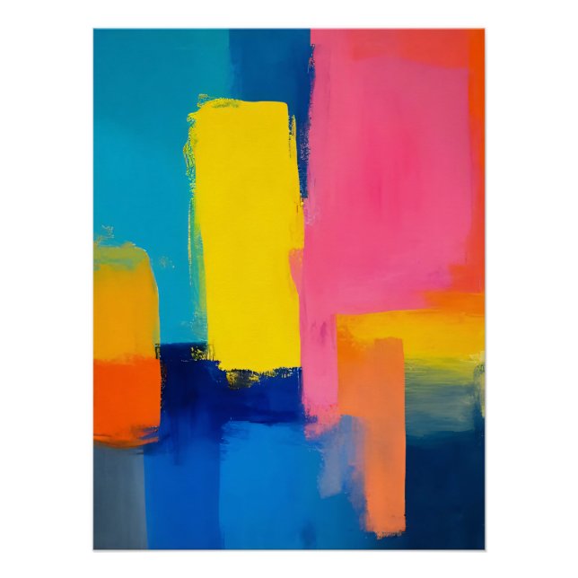 Vibrant Horizon Poster (Front)