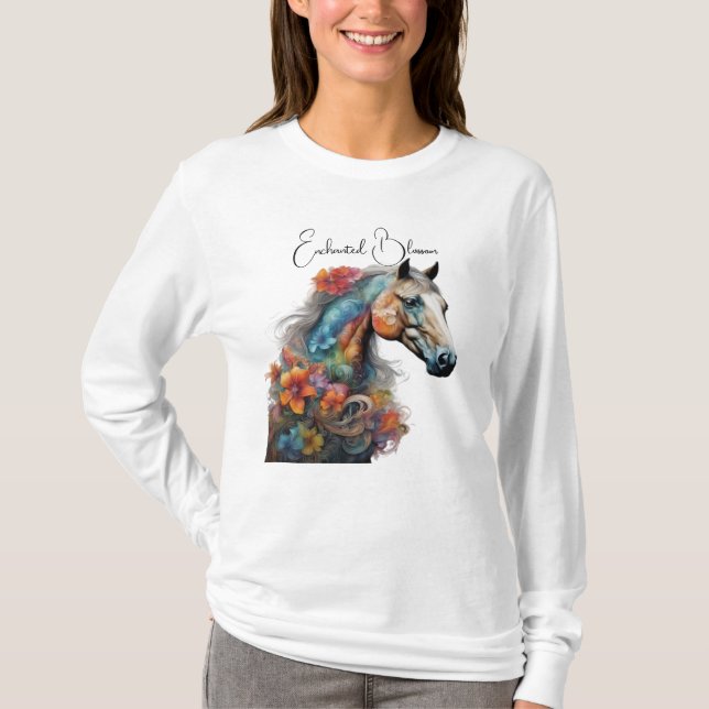 Vibrant Horse of Fantasy T-Shirt (Front)