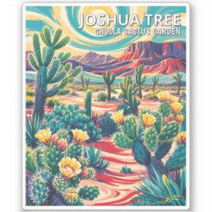 Vibrant Joshua Tree Desert Cactus Colorful Plants