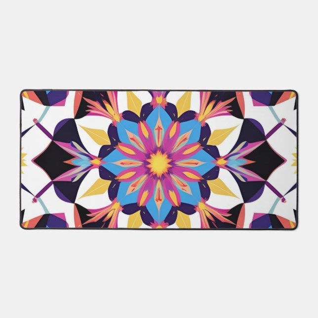 Vibrant Kaleidoscope Mandala Pattern (Recto)