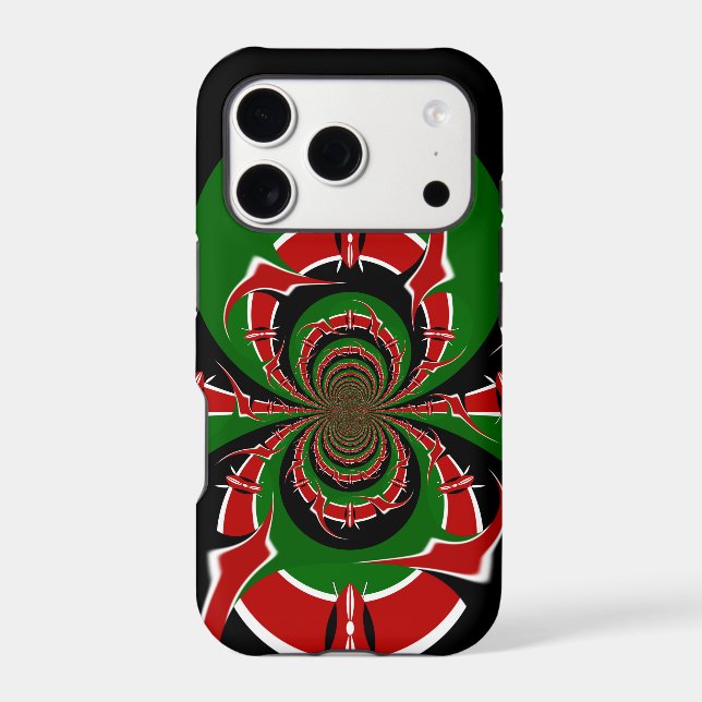 Vibrant Kenyan Flag Pattern: A Powerful Art (Back)