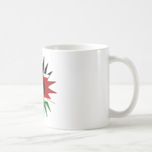 Vibrant Kenyan Flag Pattern: An 18-Star Art Coffee Mug