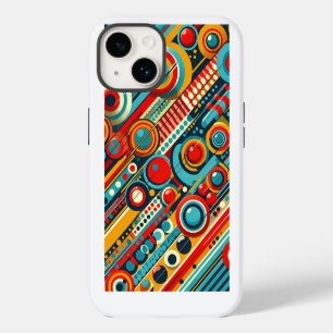 Vibrant Kinetic Geometric Circles Phone Case 