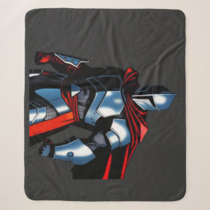 Vibrant Knight T-Shirt Baby Blanket