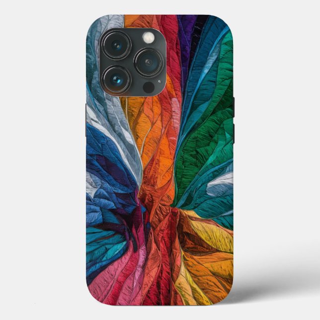 Vibrant Kobra-Style Art Phone Case - High-Quality (Back)