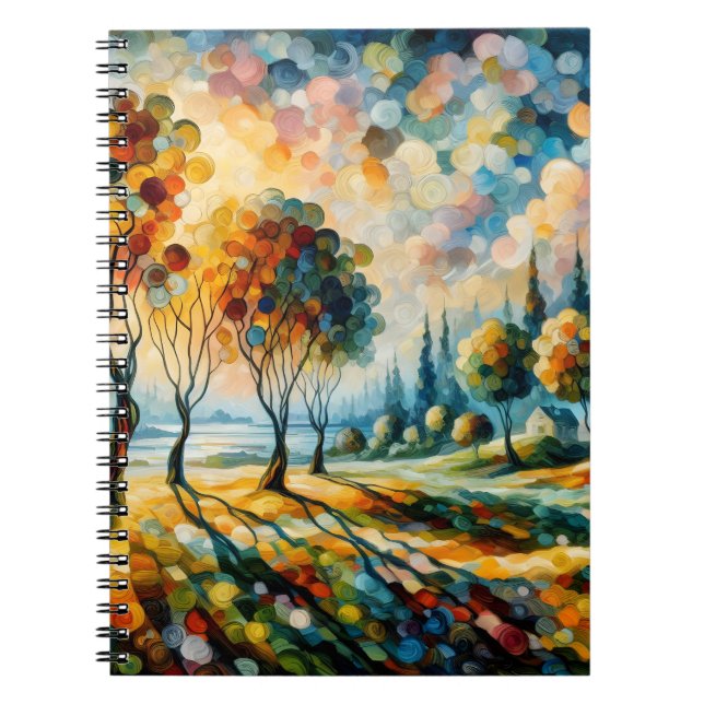 Vibrant Landscape Notebook (Front)