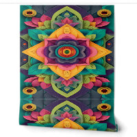 Vibrant Layered Floral Mandala