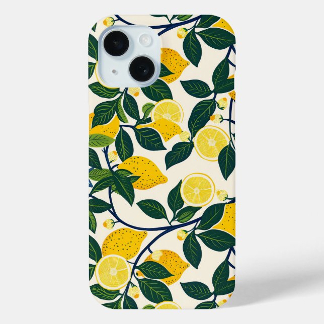 Vibrant Lemon Grove Case-Mate iPhone Case (Back)