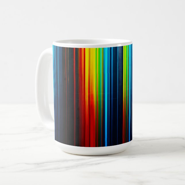 Vibrant Light Spectrum Coffee Mug (Front Left)