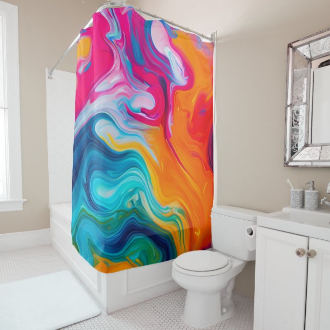 Vibrant Liquid Artwork (In Situ)