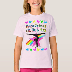 VIBRANT LITTLE BUT FIERCE GYMNASTICS DESIGN T-Shirt