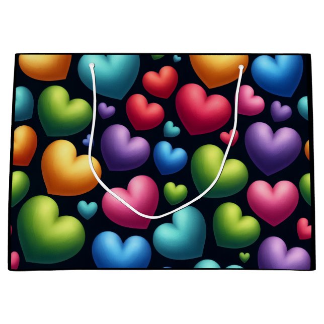 Vibrant Love Large Gift Bag (Front)
