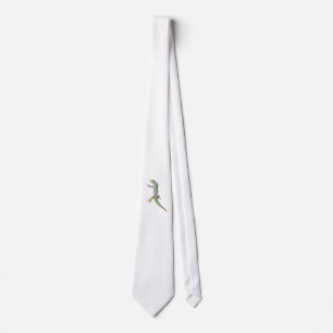 Vibrant Madagascar Green Day Gecko Tie