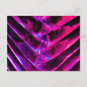 Vibrant Magenta Colorized Traveller Postcard
