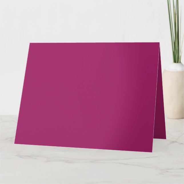 Vibrant Magenta Elegance | Premium Folded Cards (Front)