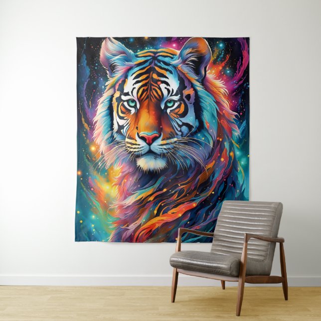 Vibrant Majesty Tapestry (In Situ)