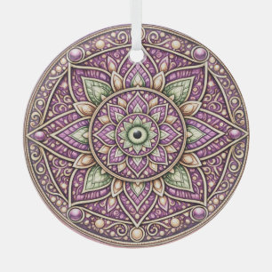 Vibrant Mandala Ornament – Colourful Geometric