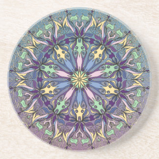 Vibrant Mandala Sandstone Coaster