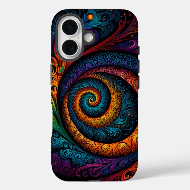Vibrant Mandala Swirl: OtterBox Case-Mate iPhone Case (Back)