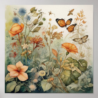 Vibrant Meadow Poster