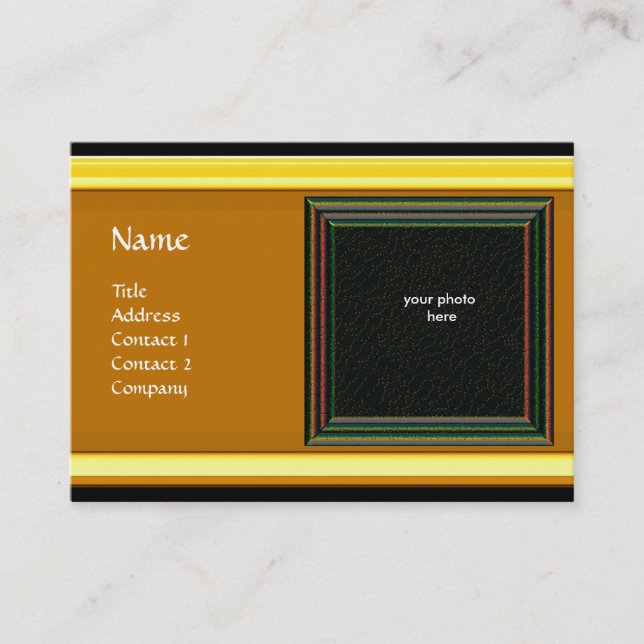 VIBRANT MEMORY2 MONOGRAM gem blue Business Card (Front)