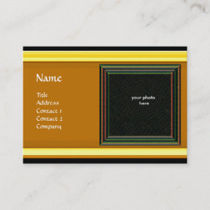 VIBRANT MEMORY2 MONOGRAM gem green Business Card