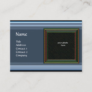 VIBRANT MEMORY3 MONOGRAM gem green Business Card