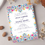 Vibrant Mexican Fiesta Rainbow Photo Wedding  Invitation<br><div class="desc">Beautiful Invitation to celebrate Special occasions and festivals comes with digital and E-invitation as per your request. We would love to replicate our designs to make multiple products like rsvp cards, labels envelopes, and more. Customization is available for ready to print on request at info@shamaurcreatif@gmail.com Look Forward to hearing from...</div>