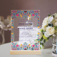 Vibrant Mexican Fiesta Style Rainbow Wedding