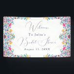 Vibrant Mexican Fiesta Style Rainbow Wedding Banner<br><div class="desc">Beautiful Invitation to celebrate Special occasions and festivals comes with digital and E-invitation as per your request. We would love to replicate our designs to make multiple products like rsvp cards, labels envelopes, and more. Customization is available for ready to print on request at info@shamaurcreatif@gmail.com. Look Forward to hearing from...</div>